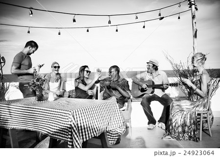Friendship Happiness Togetherness Sea Smiling Concept Friendship Happiness Togetherness Sea Smiling Concept 24923064