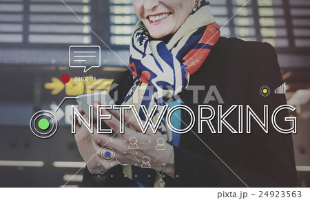 Connection Digital Devices Internet Sharing Concept 24923563