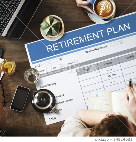 Retirement Plan Wealth Investment Seniority Concept Retirement Plan Wealth Investment Seniority Concept 24924032