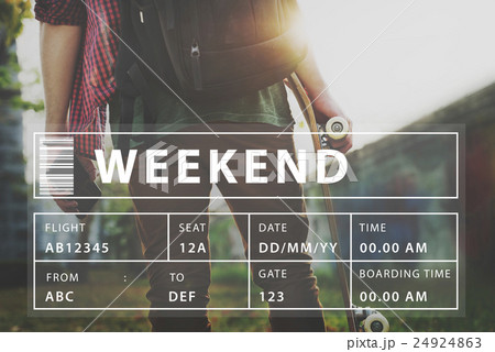 Holiday Travel Tourism Relaxation Graphic Concept 24924863