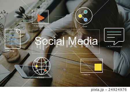 Social Media Chat Blog Media Concept 24924976