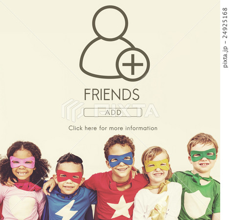 Add Friends Social Media Graphic Concept 24925168
