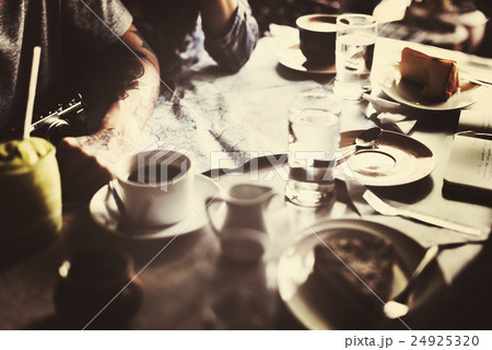 Camping Coffee Break Togetherness Friendship Concept 24925320