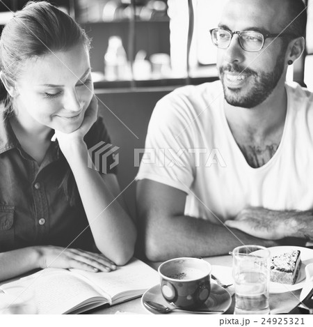 Coffee Shop Cafe Restaurant Friendship Togetherness Concept 24925321