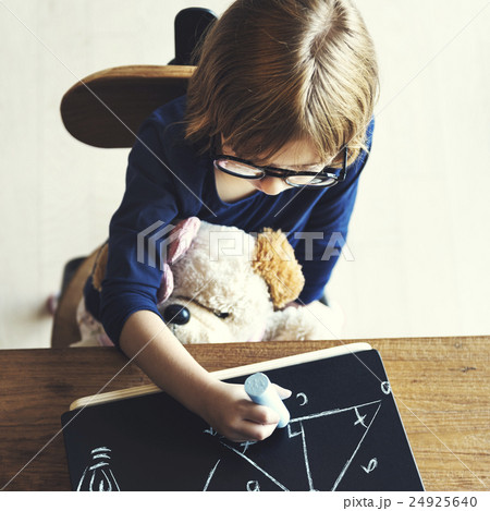Kid Childhood Writing Science Math Concept 24925640