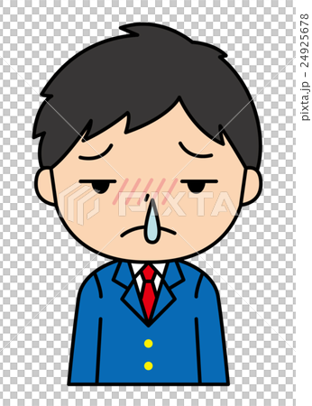 Male student runny nose 24925678