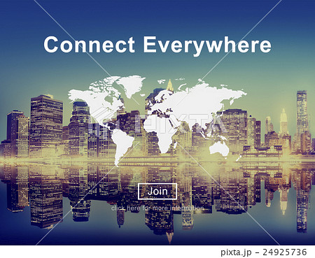 Connect Everywhere Global Network Worldwide Concept Connect Everywhere Global Network Worldwide Concept 24925736