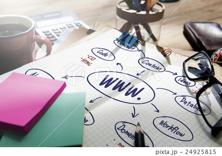 WWW Connection Data Communication Internet Concept 24925815