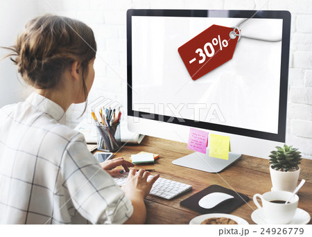 Sale Discount Label Tag Commerce Concept 24926779