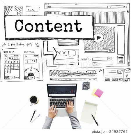 Content Blog Create Analyze Optimize Concept 24927765