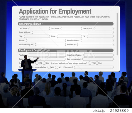 Application For Employment Form Job Concept Application For Employment Form Job Concept 24928309