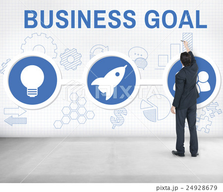 Start Up Business Rocket Ship Graphic Concept 24928679