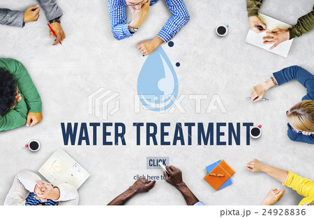 Water Treatment Clean Removal Sawage Sludge Concept 24928836