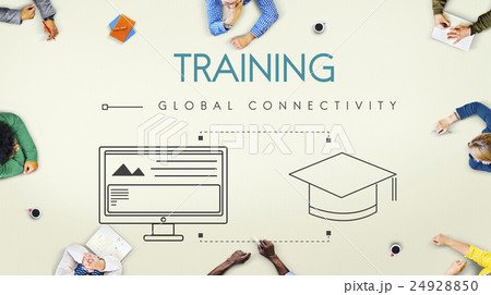 Education Global Connectivity Graphic Concept 24928850