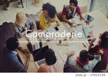 Camaraderie Carefree Chill Friends Togetherness Concept 24929199