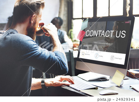 Register Enquiry Online Web Page Concept 24929341