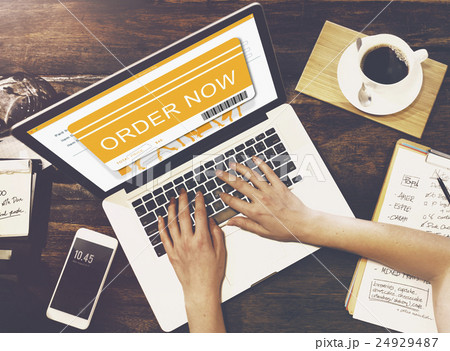 Shopping Online Order Purchase Buying Concept 24929487