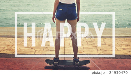 Happiness Happy Pleasure Fun Cheerful Concept 24930470