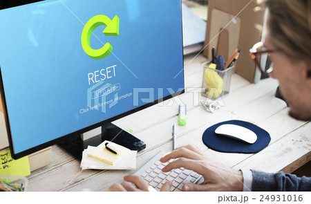 Reset Restart Back Beginning Concept 24931016