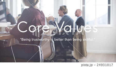 Core Values Goals Mission Business Purpose Concept 24931017