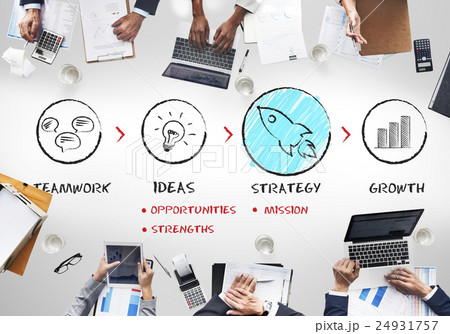 Ideas Strategy New Business Growth Start up Concept 24931757