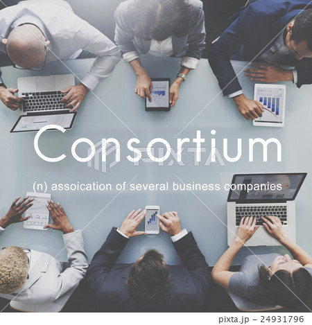 Consortium Alliance Combine Cooperative Group Concept 24931796