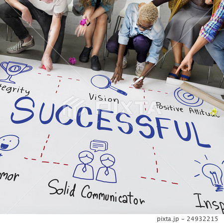 Successful Accomplishment Achievement Victory Concept 24932215