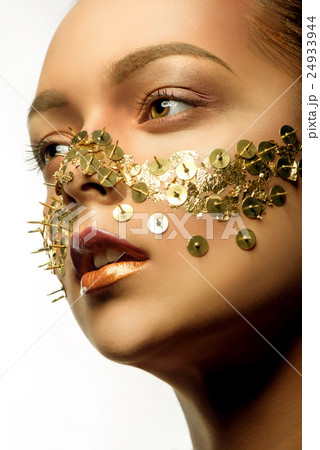 beautiful woman with art make up beautiful woman with art make up 24933944