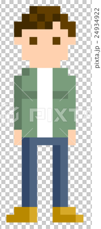 像素圖：年輕人 24934922