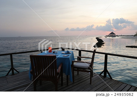 モルディブ ハネムーンディナー モルディブ ハネムーンディナー 24935062
