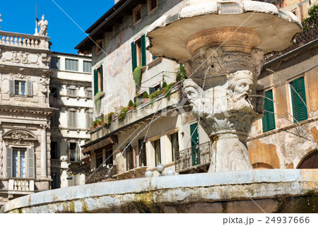 Fountain in Piazza delle Erbe - Verona Italy 24937666