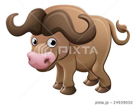 Bison Buffalo Animal Cartoon Character 24939030