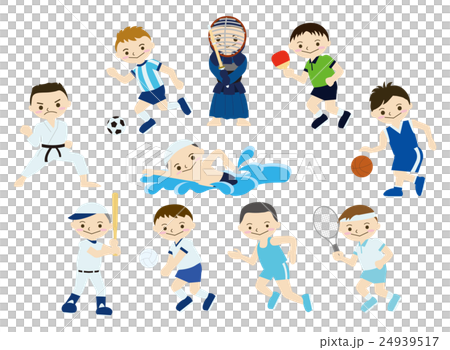 Athletes without men's outline 24939517