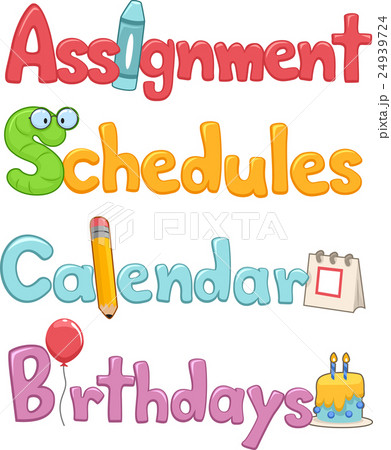 School Labels Elements 24939724