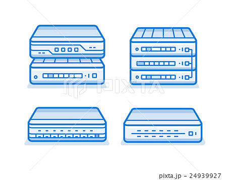 Network router icons 24939927