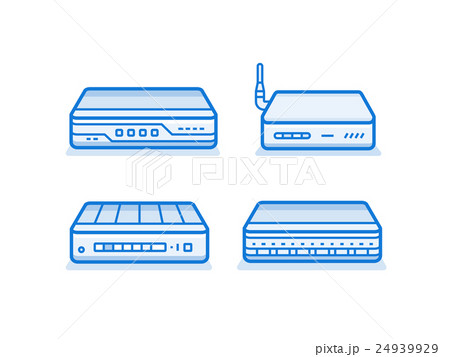 Network router icons 24939929