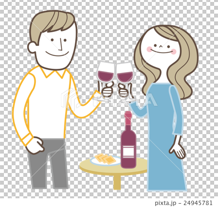乾杯　カップル 24945781