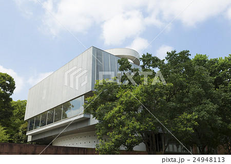 東京藝術大学大学美術館 東京芸術大学 上野公園 東京観光名所 外観の写真素材