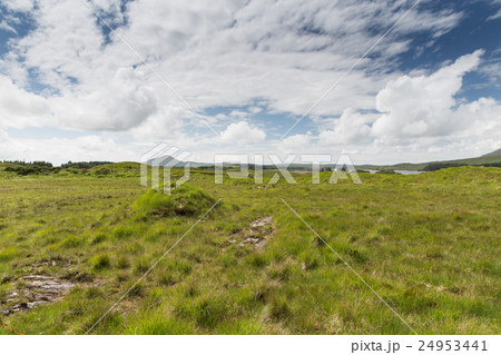 view to plain and lake at connemara in ireland 24953441