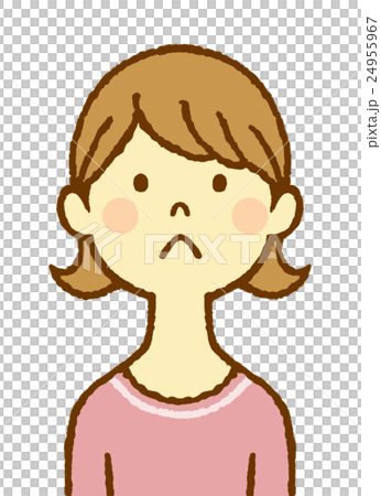 若い女性　不満 24955967