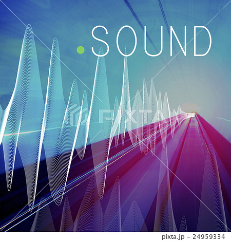 Sound Music Wave Melody Graphic Concept Sound Music Wave Melody Graphic Concept 24959334