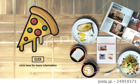 Pizza Icon Fast food Unhealthy Snacks Calories Fat Concept Pizza Icon Fast food Unhealthy Snacks Calories Fat Concept 24959373