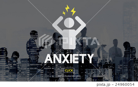 Anxiety Apprehension Medicine Nervous Panic Concept 24960054