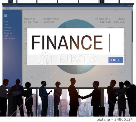 Finance Analytics Strategy Solution Business Concept 24960134