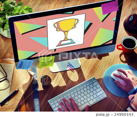 Businessman Communicaiton Connected Devices Concept Businessman Communicaiton Connected Devices Concept 24960343