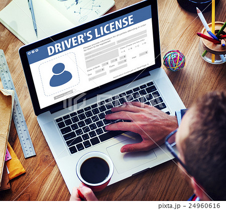 Drivers License Registeration Application Webpage Concept Drivers License Registeration Application Webpage Concept 24960616
