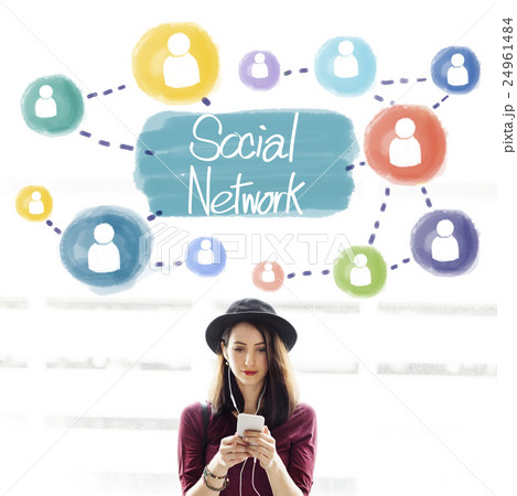 Social Network Communication Networking Connect Concept 24961484