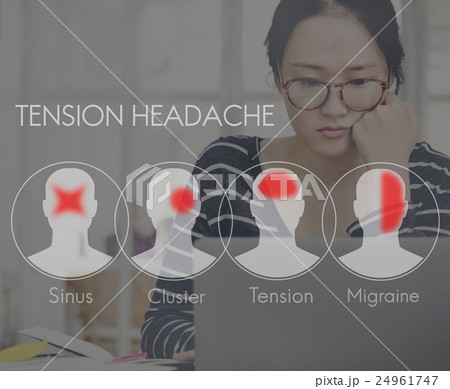 Headache Symptom Migraine Tension Cluster Concept 24961747