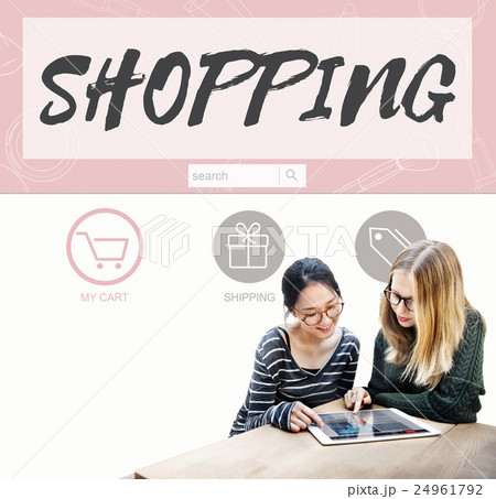 Shopping Online Buy Sale Shopahoslics Concept Shopping Online Buy Sale Shopahoslics Concept 24961792