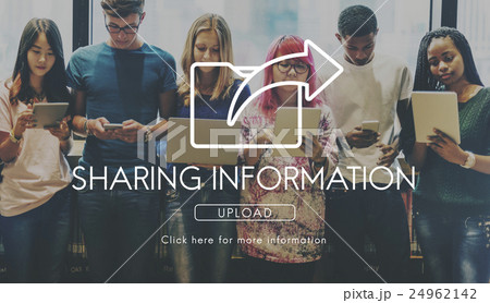 Data Transfer Exchange Sharing Sync Upload Concept 24962142